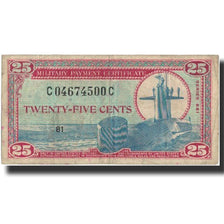Billet, États-Unis, 25 Cents, undated (1969), Undated, KM:M77a, TB+