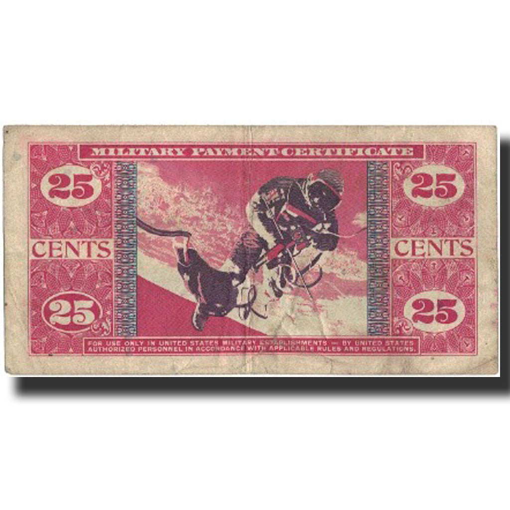 Banknote, United States, 25 Cents, undated (1969), Undated, KM:M77a, VF(30-35)