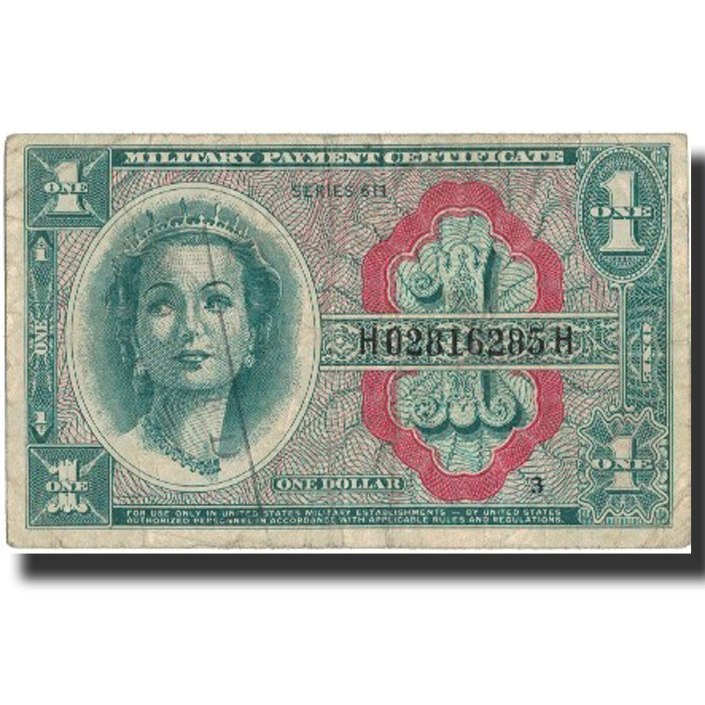 Banknote, United States, 1 Dollar, Undated (1964), Undated, KM:M54a, UNC(65-70)