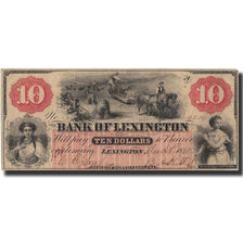 Billete, 10 Dollars, 1861, Estados Unidos, 1861, BC+