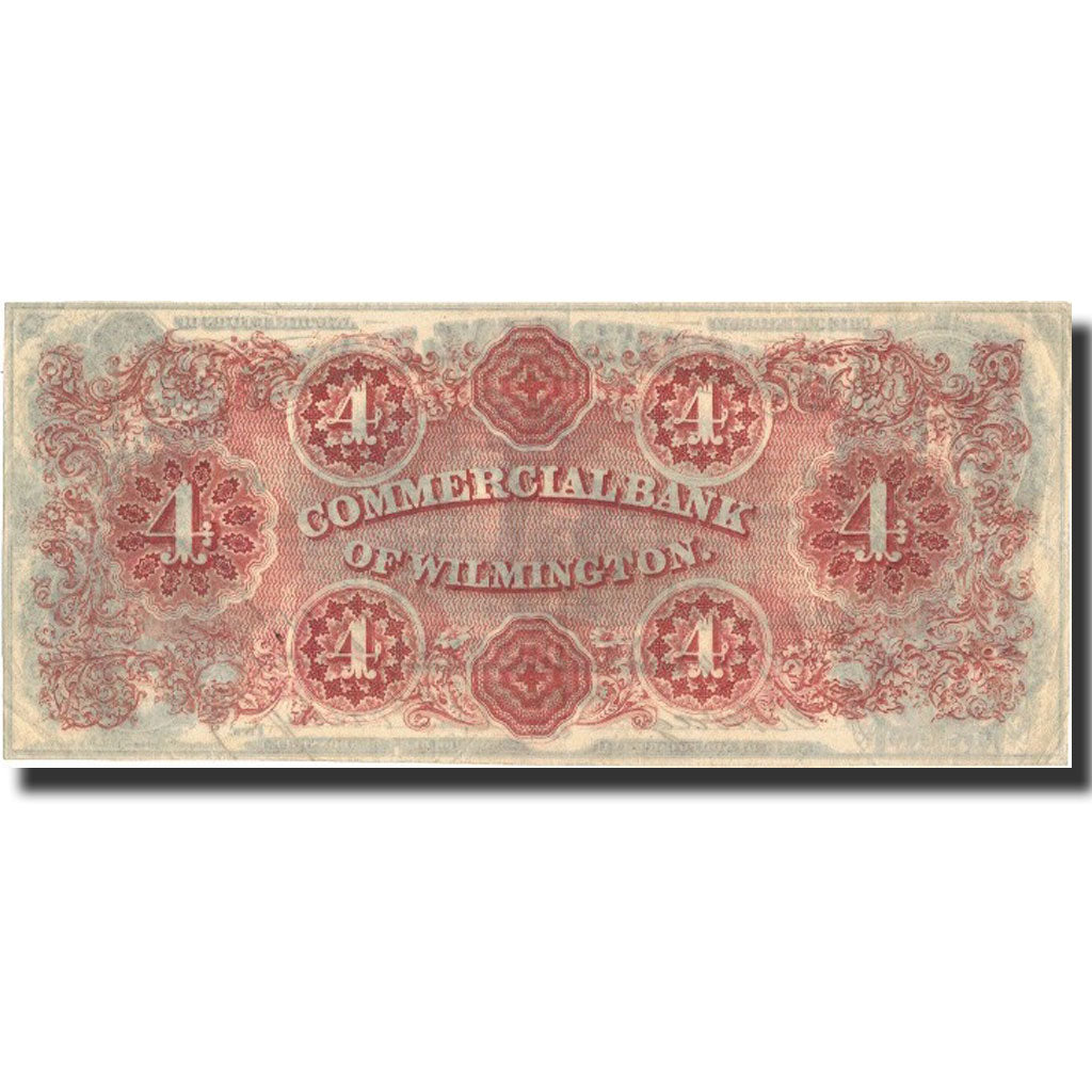 Banknote, United States, 4 Dollars, 1862, 1862, EF(40-45)