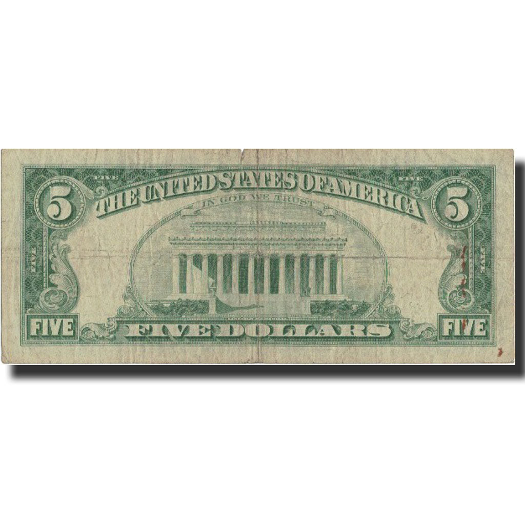 Banknote, United States, Five Dollars, 1963, 1963, KM:1650, VF(20-25)