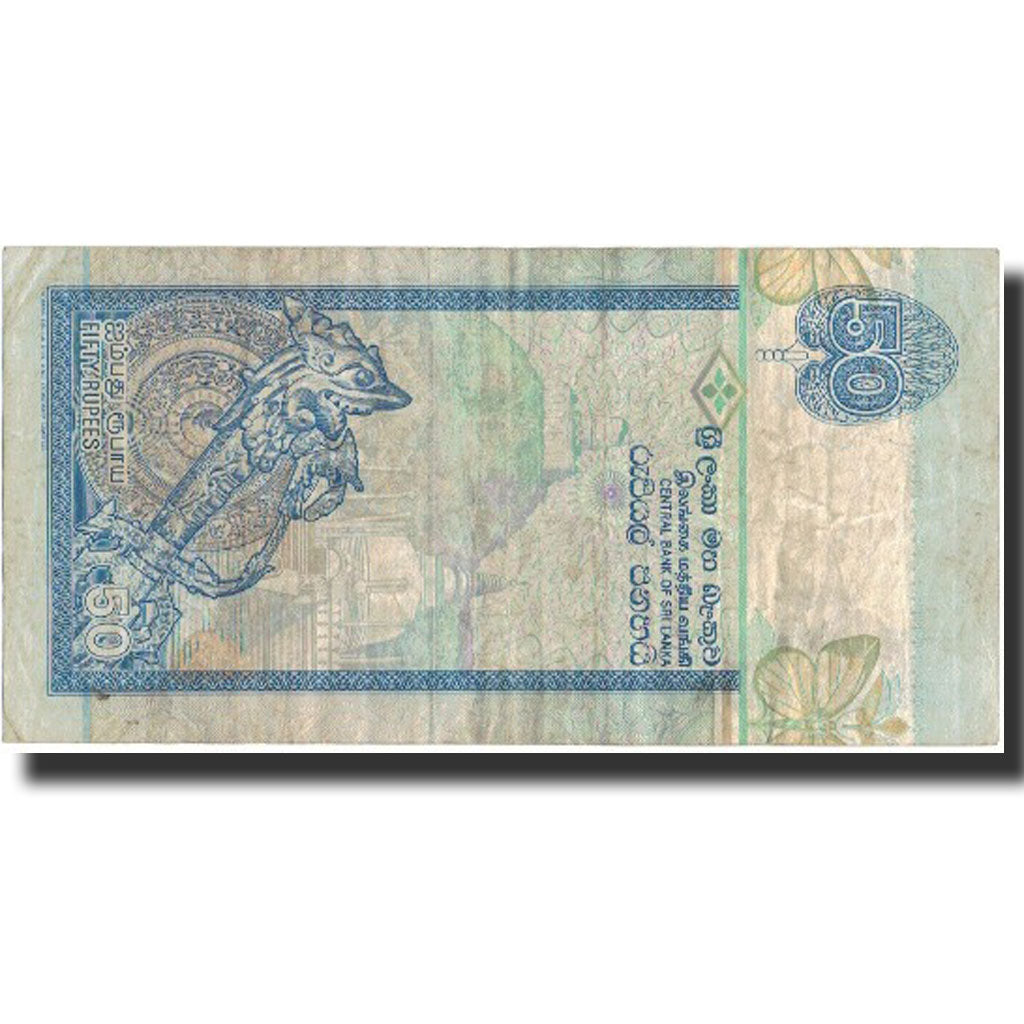 Banknote, Sri Lanka, 50 Rupees, 1992, 1992-07-01, KM:104b, VF(30-35)