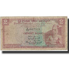 Banknot, Cejlon, 2 Rupees, 1971, 1971-02-01, KM:72b, VF(20-25)