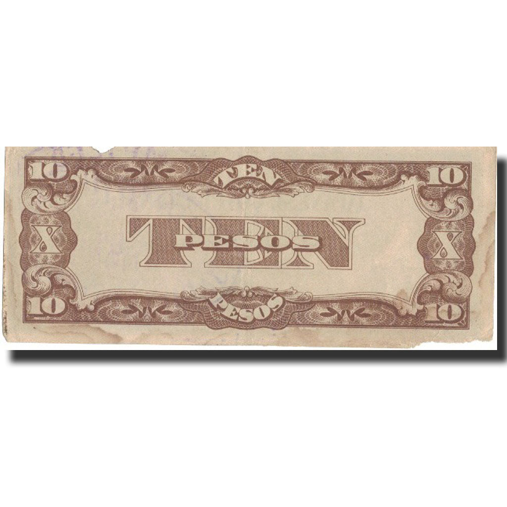 Banknote, Philippines, 10 Pesos, Undated (1942), Undated, KM:108b, F(12-15)