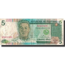 Banknote, Philippines, 5 Piso, 1991, 1991, KM:179, VF(30-35)