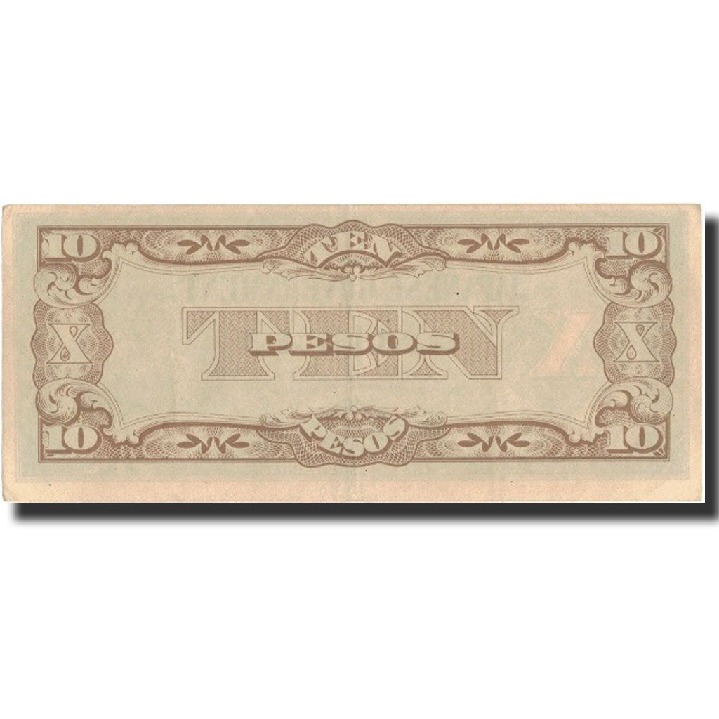 Banknote, Philippines, 10 Pesos, Undated (1942), Undated, KM:108a, AU(50-53)