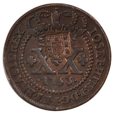 BRAZIL, 40 Reis, 1809, KM #280.1, AU(50-53), Copper, 14.51