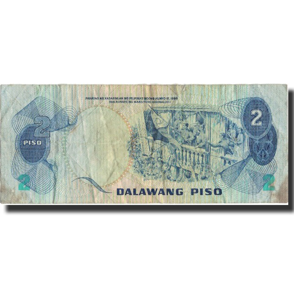 Banknote, Philippines, 2 Piso, 1981, 1981, KM:166a, VF(20-25)