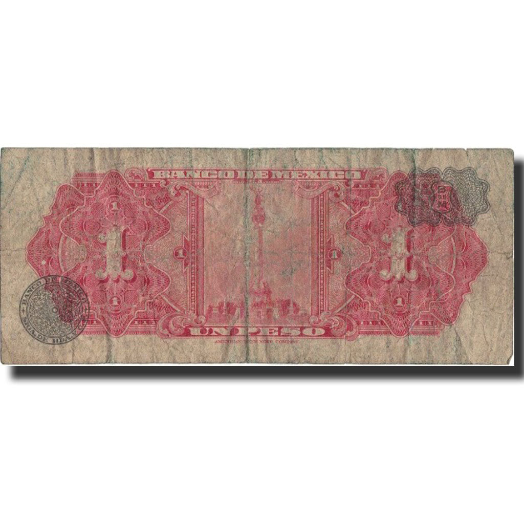 Banknot, Mexico, 1 Peso, 1961, 1961-01-25, KM:59g, VF(20-25)