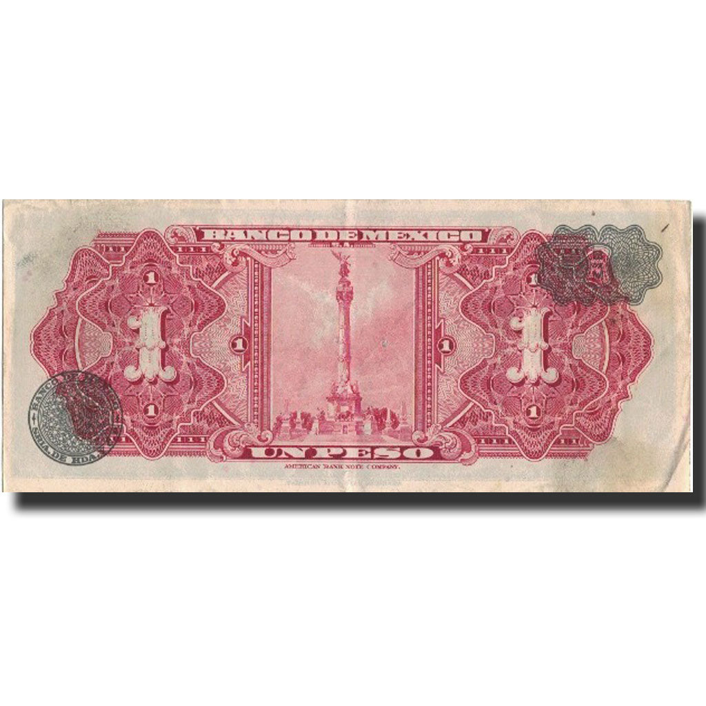 Banknote, Mexico, 1 Peso, 1959, 1959-05-20, KM:59f, VF(20-25)