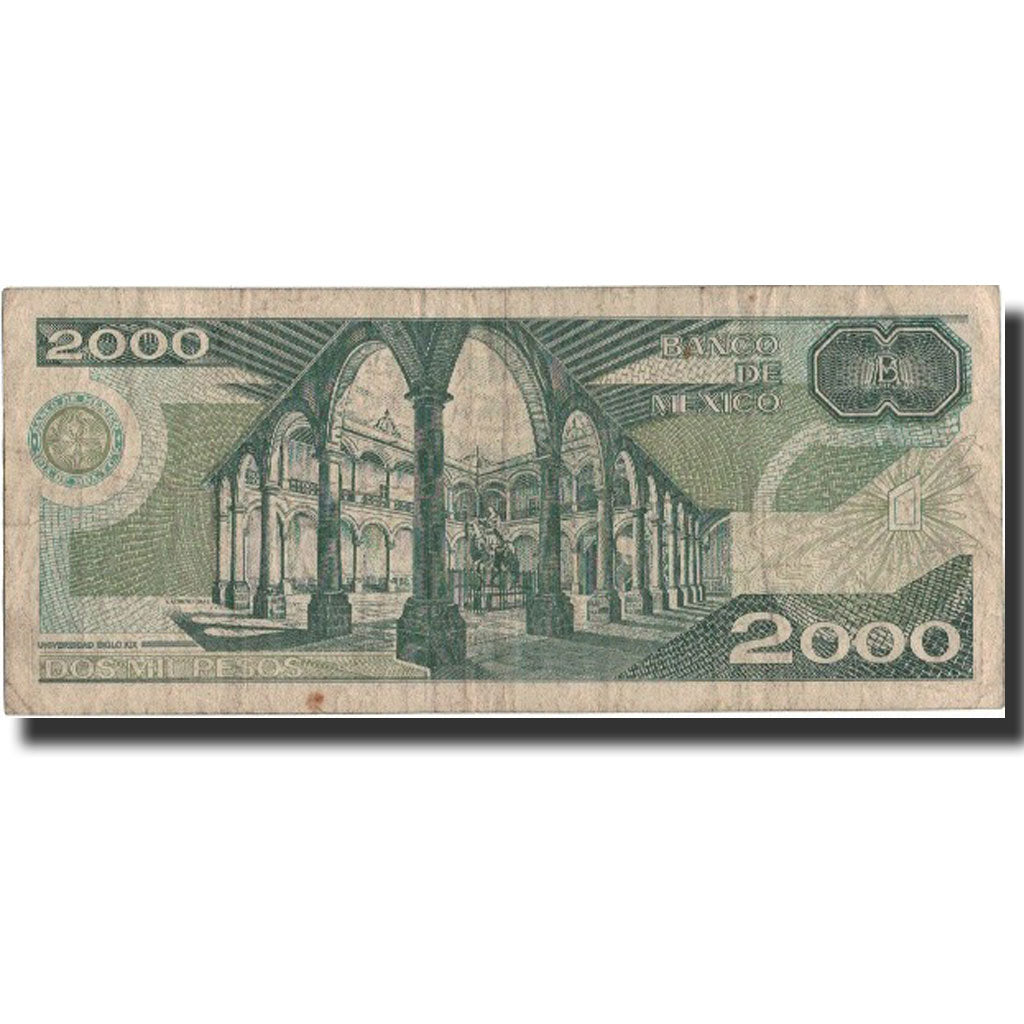 Banknote, Mexico, 2000 Pesos, 1987, 1987-02-24, KM:86b, VF(30-35)