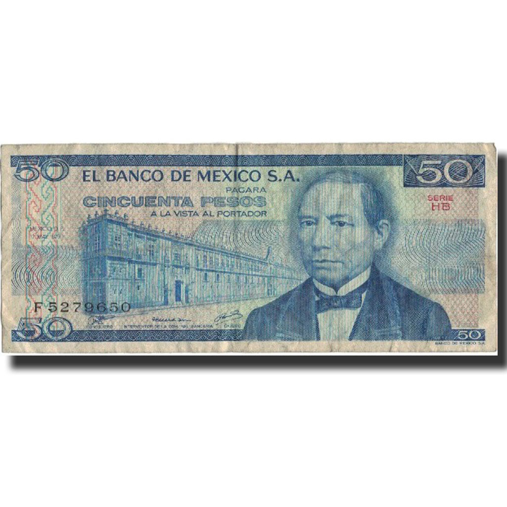 Billete, 50 Pesos, 1979, México, 1979-05-17, KM:67b, BC