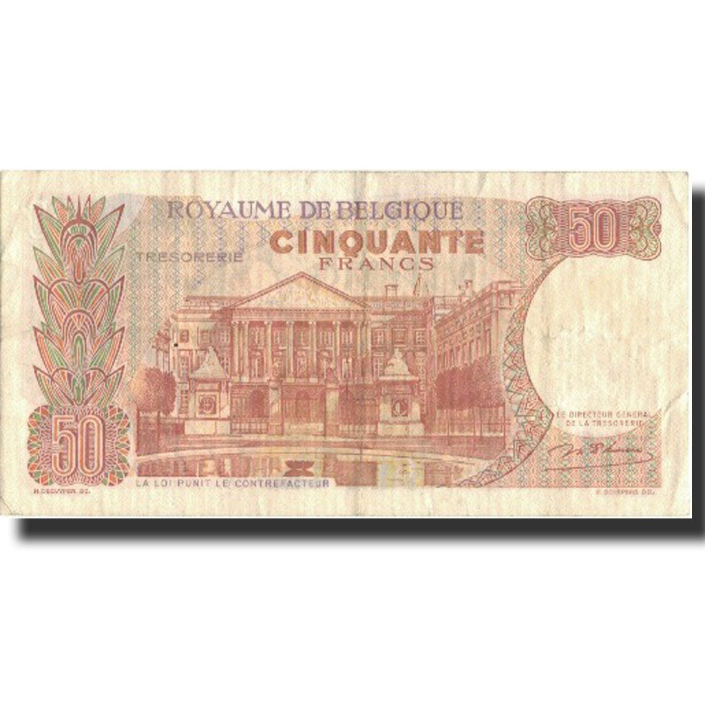 Banknote, Belgium, 50 Francs, 1966, 1966-05-16, KM:139, EF(40-45)