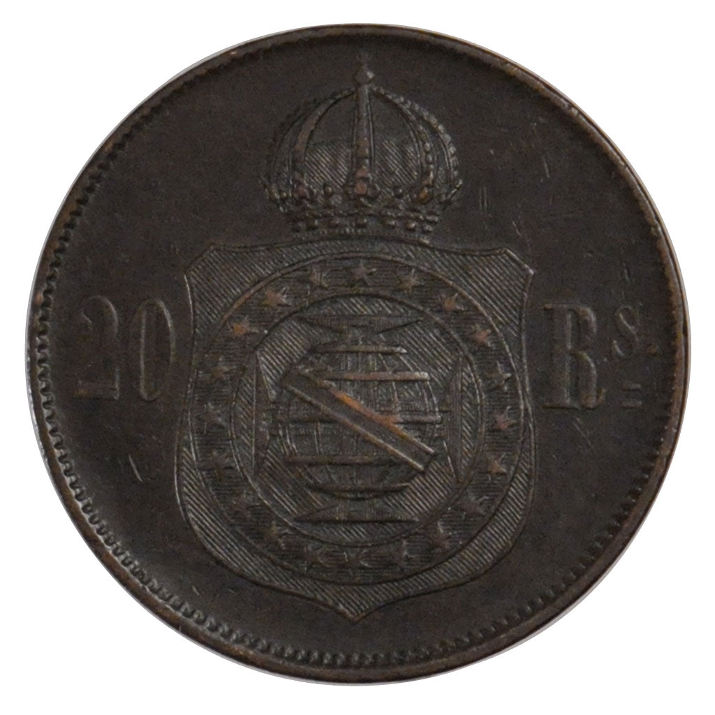 Brésil, Pierre II, 20 Reis