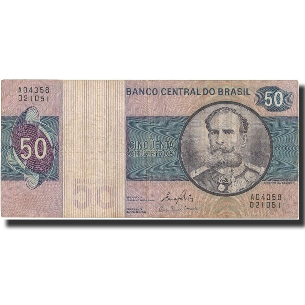 Geldschein, Brasilien, 50 Cruzeiros, 1980, 1980, KM:194c, SS