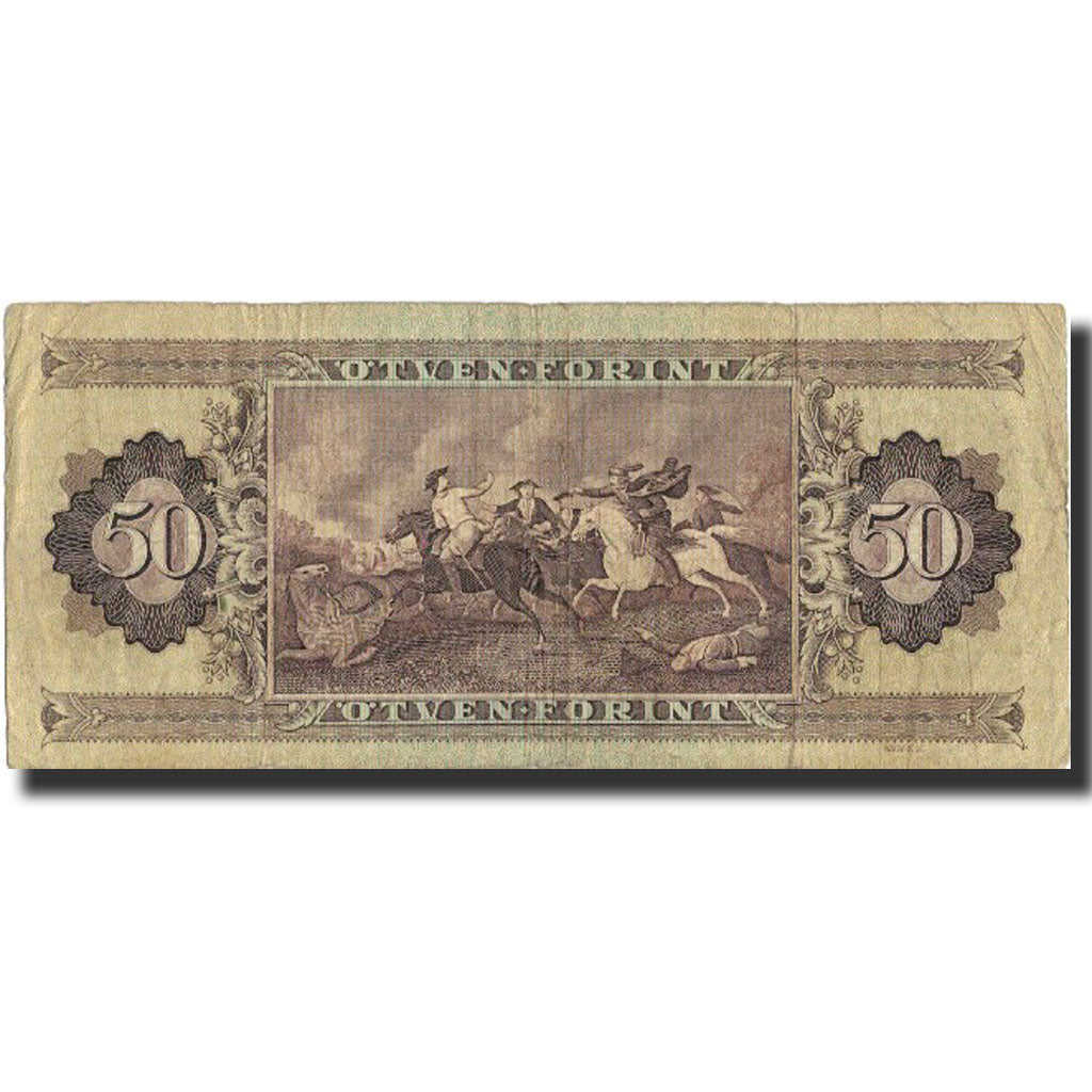 Biljet, Hongarije, 50 Forint, 1986, 1986-11-04, KM:170a, TB
