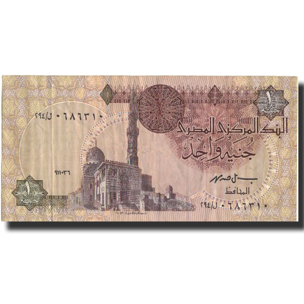 Banknote, Egypt, 1 Pound, 1993/2001, 1993-10-17/2001-02-25, KM:50e, EF(40-45)