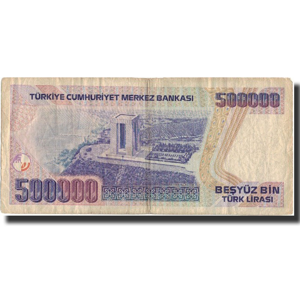 Biljet, Turkije, 500,000 Lira, 1970, 1970-10-14, KM:212, TB+