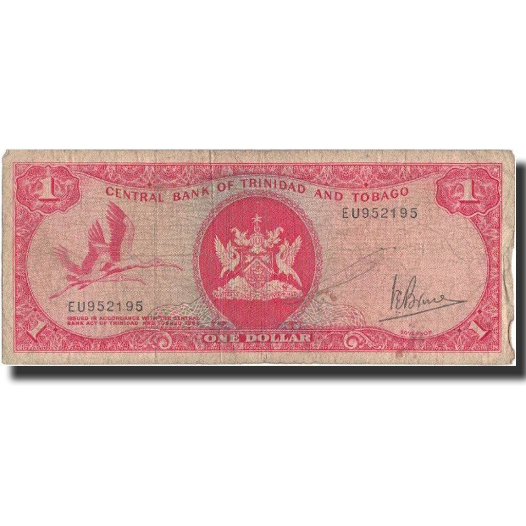 Banknote, Trinidad and Tobago, 1 Dollar, L. 1964 (1977), KM:30a, VF(20-25)