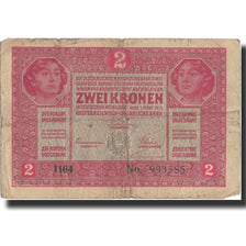 Banknote, Austria, 2 Kronen, 1917, 1917-03-01, KM:21, VF(30-35)