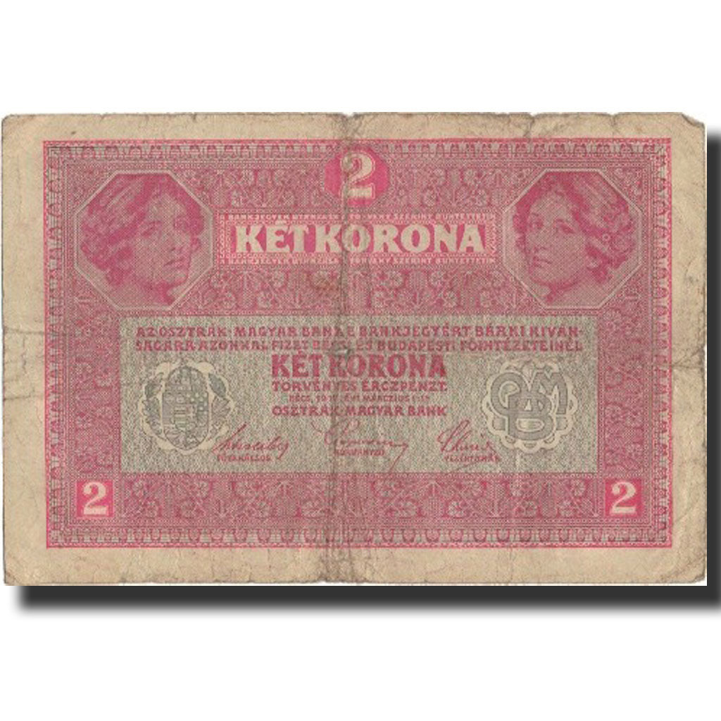 Banknote, Austria, 2 Kronen, 1917, 1917-03-01, KM:21, VF(30-35)