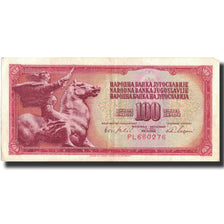 Geldschein, Jugoslawien, 100 Dinara, 1965, 1965-08-01, KM:80a, SS
