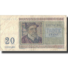 Banconote, Belgio, 20 Francs, 1966, 1956-04-03, KM:132b, MB+