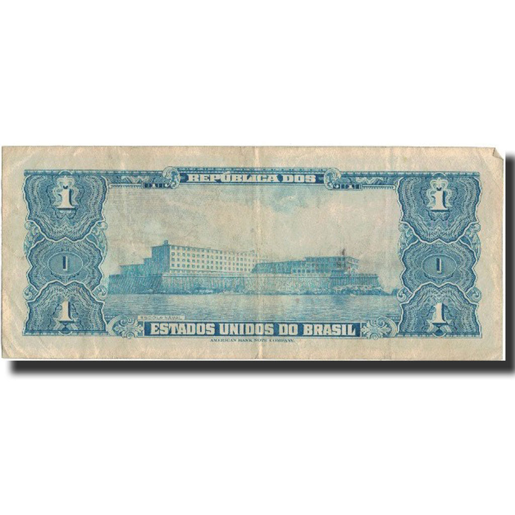 Banconote, Brasile, 1 Cruzeiro, Undated (1944), Undated, KM:132a, BB