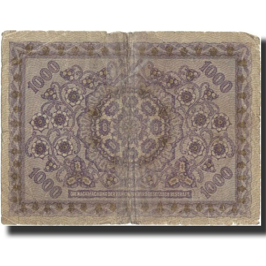 Banknote, Austria, 1000 Kronen, 1922, 1922-01-02, KM:78, VF(20-25)