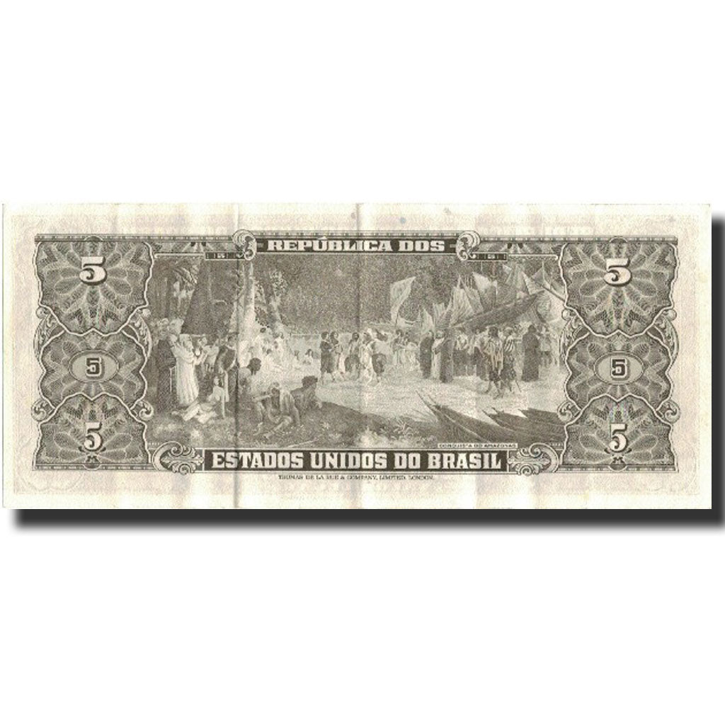 Banconote, Brasile, 5 Cruzeiros, Undated (1962-64), Undated, KM:176d, BB+