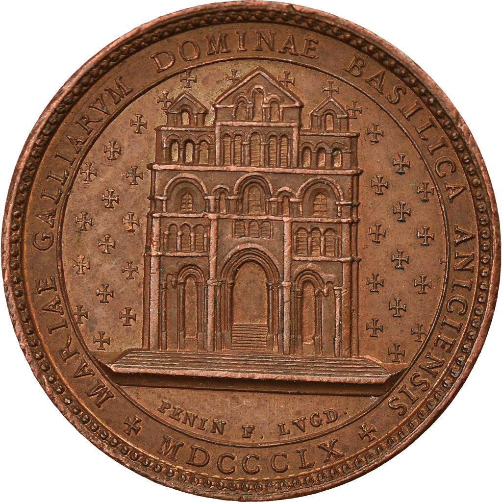 France, Medal, Inauguration de la statue de Notre-Dame-de-l'Annonciation