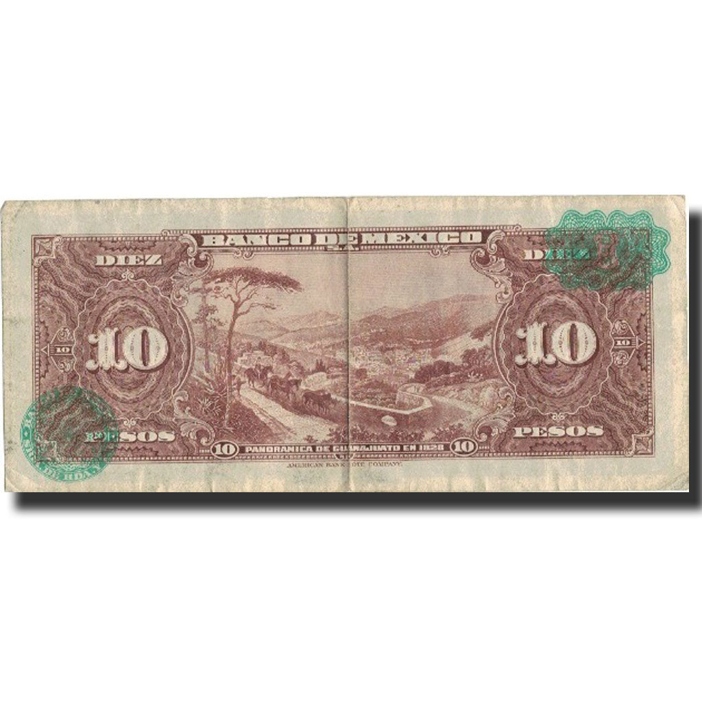 Banknote, Mexico, 10 Pesos, 1954, 1954-09-08, KM:58b, EF(40-45)