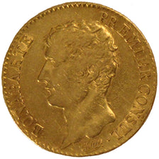 FRANCE, Napoléon I, 20 Francs, 1803, Paris, KM #651, EF(40-45), Gold, Gadoury #.