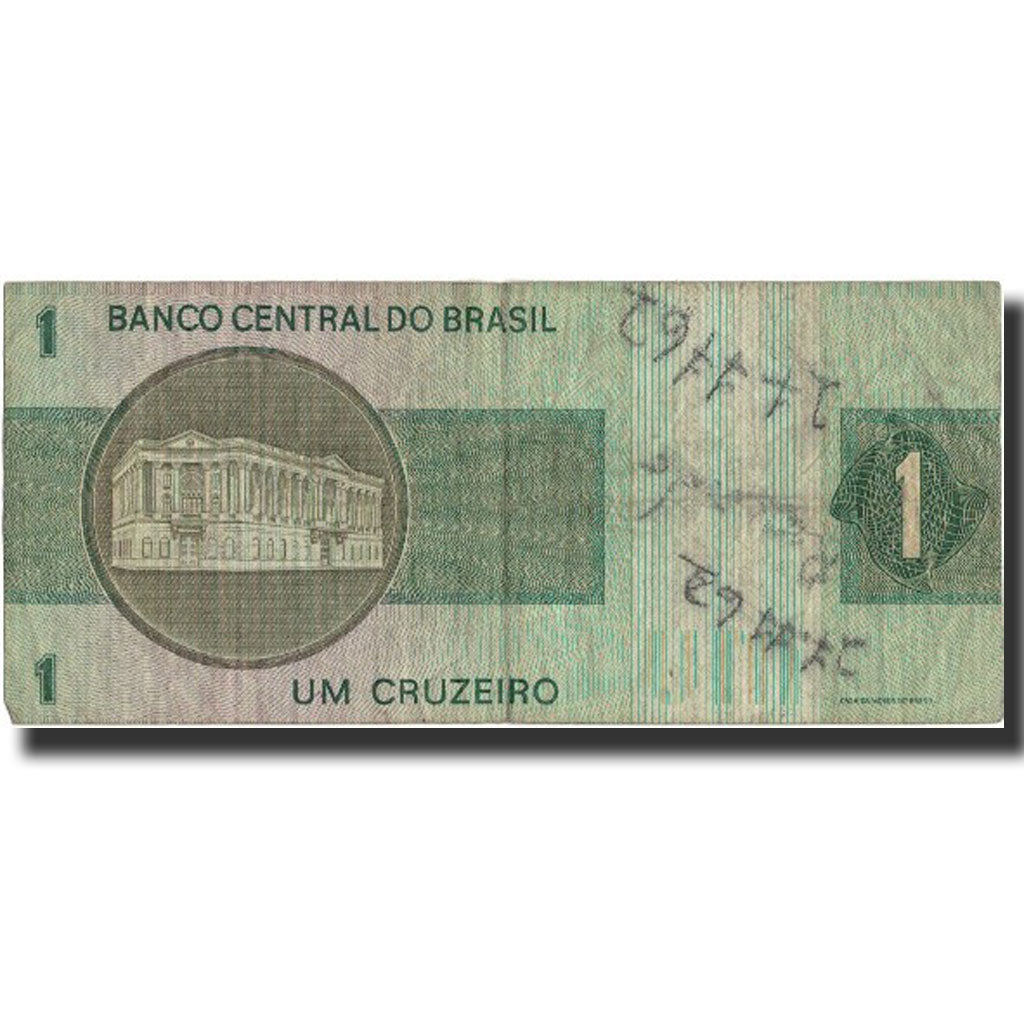 Banconote, Brasile, 1 Cruzeiro, 1980, Undated, KM:191Aa, MB+