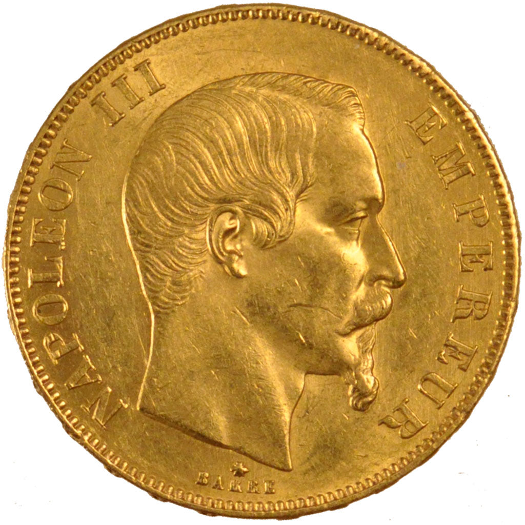 Francia, Napoleon III, Napoléon III, 50 Francs, 1859, Strasbourg, SPL-, Oro,...