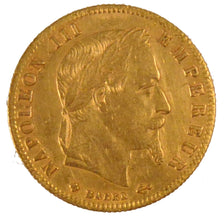 Second Empire, 5 Francs Napoléon III tête laurée