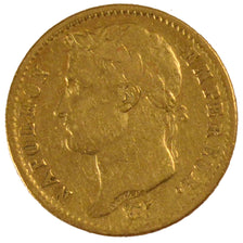 FRANCE, Napoléon I, 20 Francs, 1807, Paris, KM #687.1, VF(30-35), Gold, Gadoury 