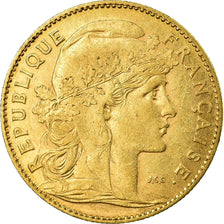 Moneta, Francia, Marianne, 10 Francs, 1901, Paris, SPL-, Oro, Gadoury:1017