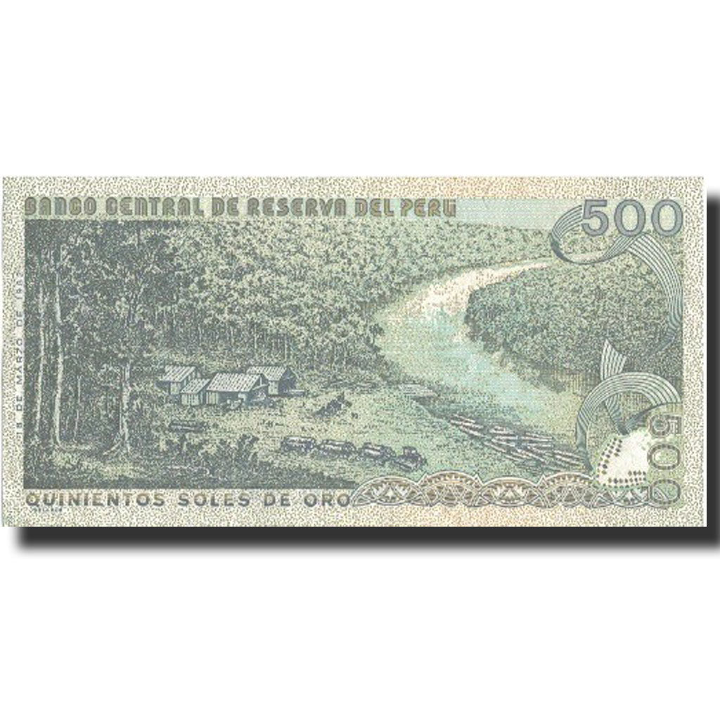 Banknote, Peru, 500 Soles De Oro, 1982, 1982-03-18, KM:125a, UNC(65-70)