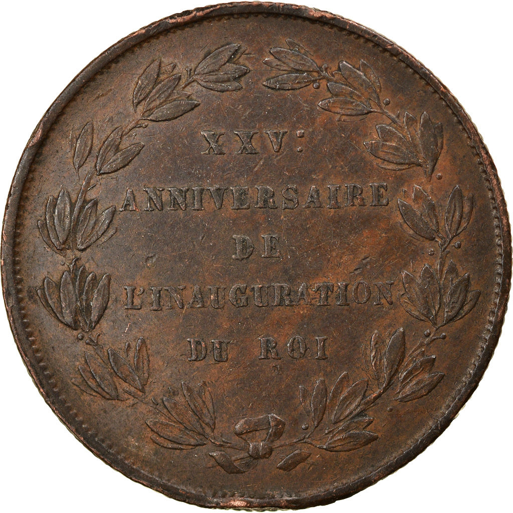 Belgium, Medal, Léopold Ier, 25ème Anniversaire de l'Inauguration du Roi