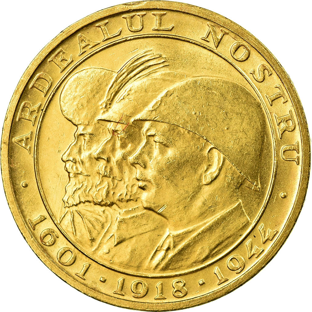 Münze, Rumänien, Mihai I, 20 Lei, 1944, Bucarest, VZ+, Gold, KM:M13