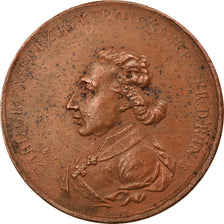 Alemania, medalla, Carl Groszherzog V franckfurt, History, 1810, BC+, Cobre