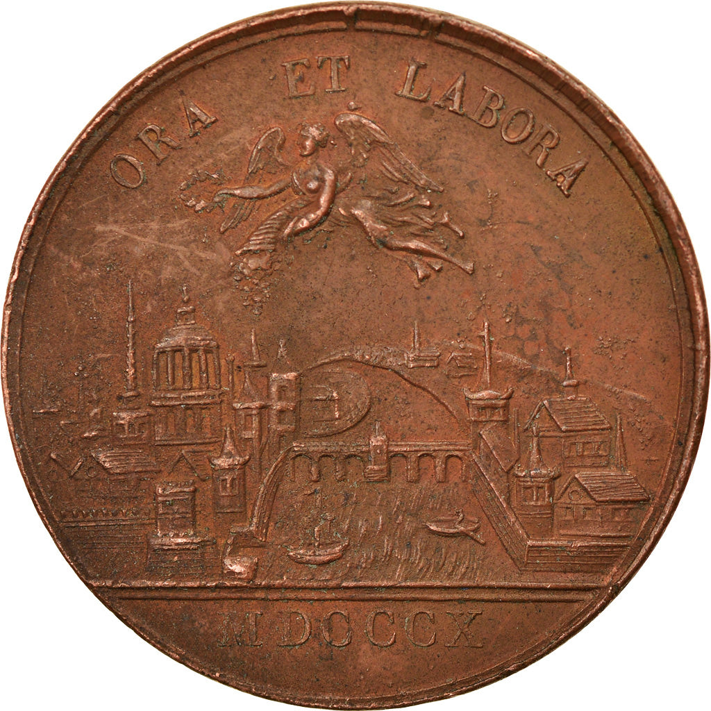 Duitsland, Medaille, Carl Groszherzog V franckfurt, History, 1810, FR+, Koper