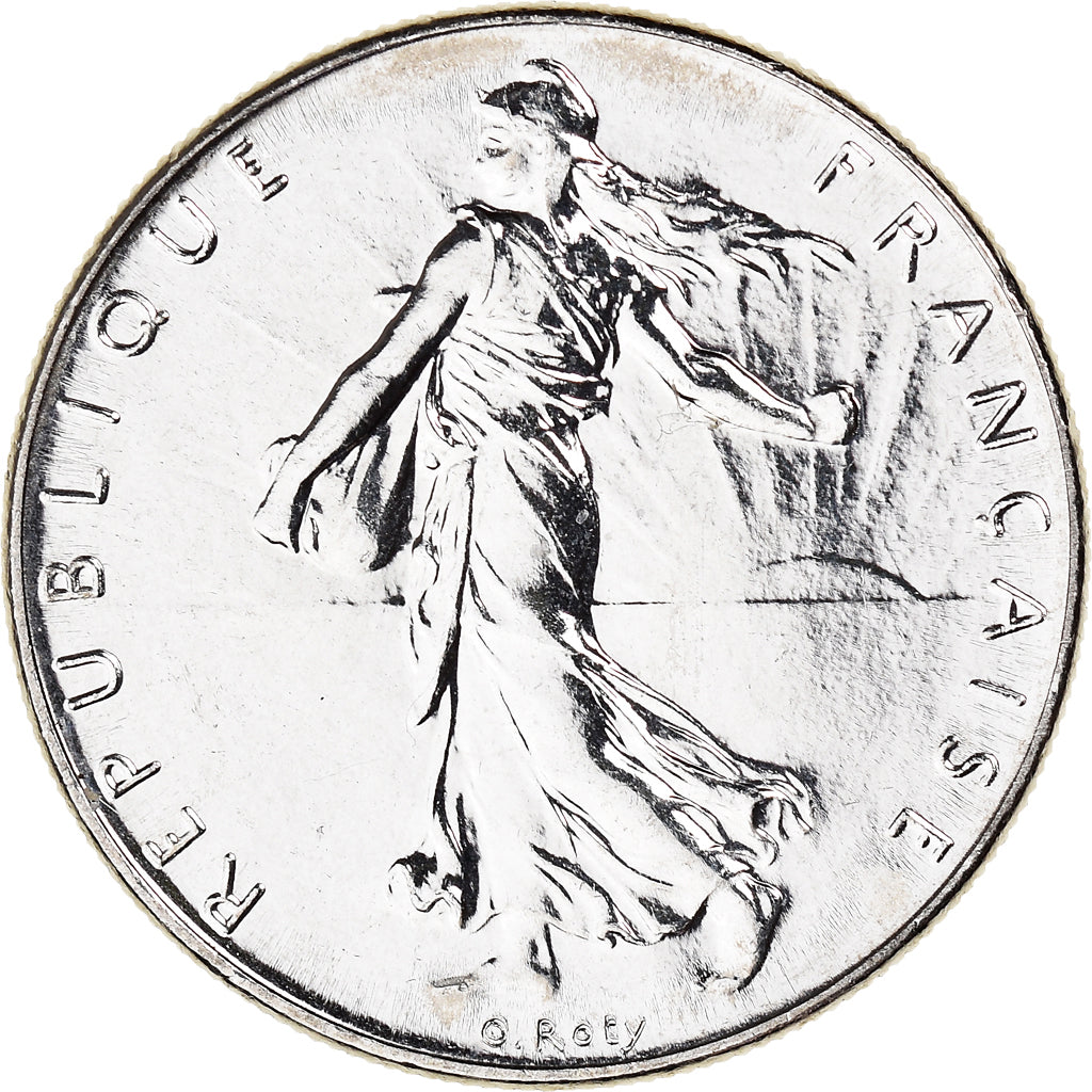 Coin, France, Semeuse, Franc, 2000, Paris, BU, MS(65-70), Nickel, KM:925.1