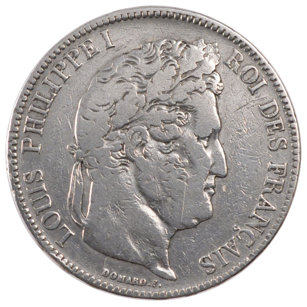 Monnaie, France, Louis-Philippe, 5 Francs, 1833, La Rochelle, TB, Argent