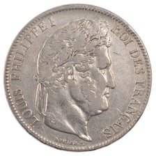 Louis Philippe I, 5 Francs tête laurée