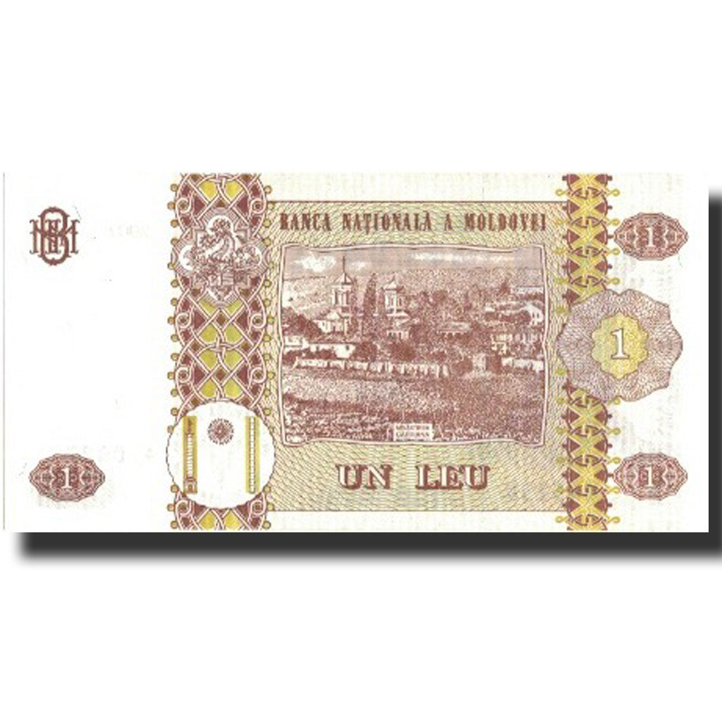 Banknote, Moldova, 1 Leu, 2002, 2002, KM:8f, UNC(65-70)