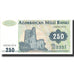 Banknot, Azerbejdżan, 250 Manat, Undated (1993), Undated, KM:13b, UNC(65-70)