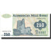 Banknote, Azerbaijan, 250 Manat, Undated (1993), Undated, KM:13b, UNC(65-70)